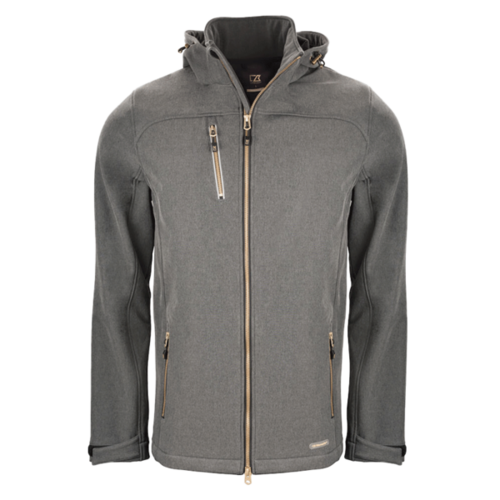 VESTE SOFTSHELL HOMME GRIS 3 COUCHES POLYESTER/ELAST 365GR REF.351456