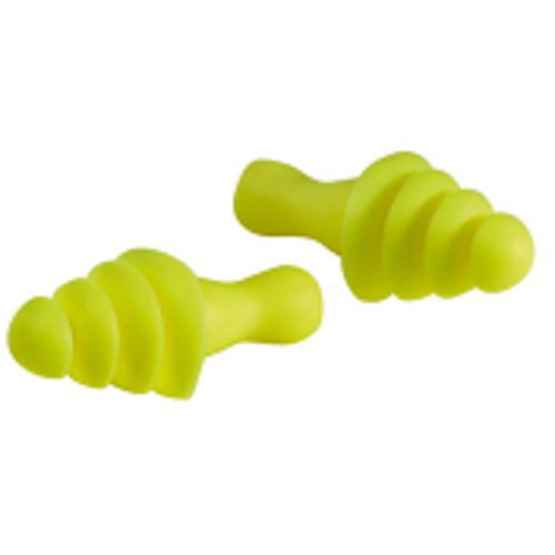 BOUCHON BUP  ANTIBRUIT JAUNE AVEC CORDELETTE 30DB UNITE REF.30213