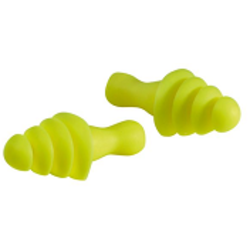 BOUCHON BUP  ANTIBRUIT JAUNE AVEC CORDELETTE 30DB UNITE REF.30213