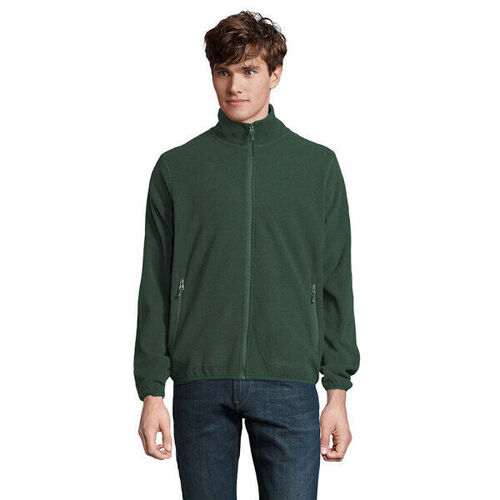 VESTE MICROPOLAIRE ZIPP&Eacute;E HOMME FACTORY 100% POLYESTER RECYCLE REF.03823