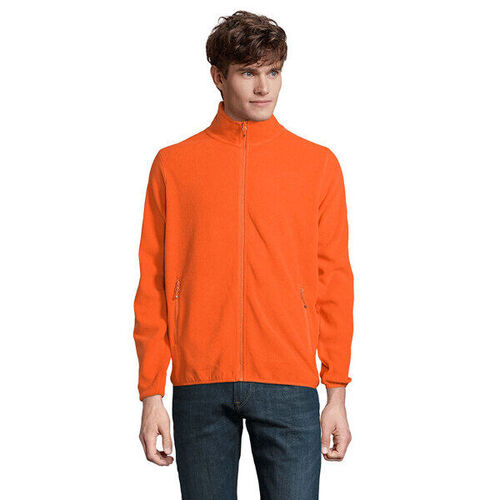 VESTE MICROPOLAIRE ZIPP&Eacute;E HOMME FACTORY 100% POLYESTER RECYCLE REF.03823