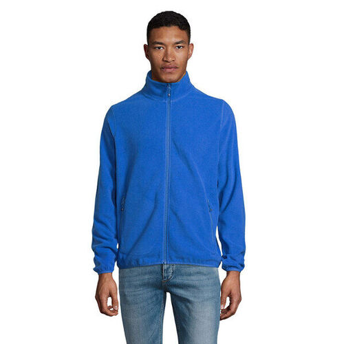 VESTE MICROPOLAIRE ZIPP&Eacute;E HOMME FACTORY 100% POLYESTER RECYCLE REF.03823