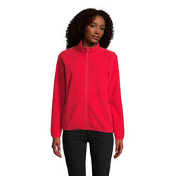 VESTE MICROPOLAIRE ZIPP&Eacute;E FEMME FACTORY 100% POLYESTER RECYCLE REF.03824