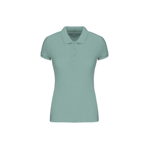 POLO PIQUE BIO MANCHES COURTES FEMME REF.K210