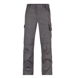 PANTALON ARIZONA GRIS 100% COTON 340GR IGNIFUGE+ POCHE GENOU