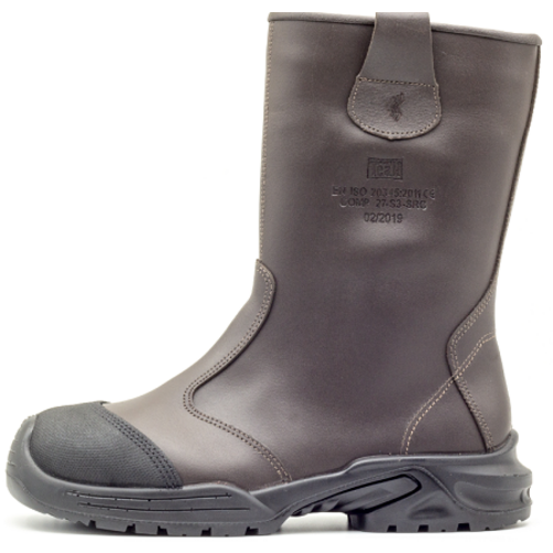 BOTTE SECU. UNITREK MARRON NON FOUREE EMBOUT COMPOSITE S3 SRC