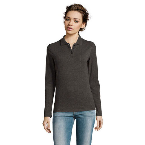 POLO PIQUE FEMME PERFECT ML 100% COTON 180GR REF.02083