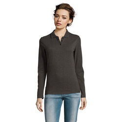POLO PIQUE FEMME PERFECT ML 100% COTON 180GR REF.02083