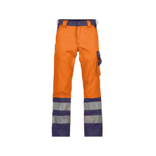 PANT DE TRAVAIL LANCASTER HV MARINE/ORANGE PC 290GR