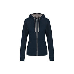 SWEAT SHIRT FEMME ZIPPE A CAPUCHE 280g/m� R&eacute;f : K467