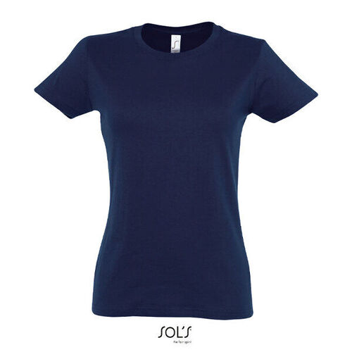 T.SHIRT FEMME  190 GR COL ROND IMPERIAL REF 11502