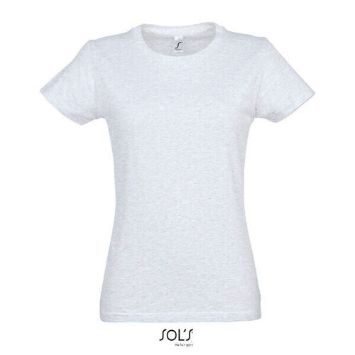 T.SHIRT FEMME  190 GR COL ROND IMPERIAL REF 11502