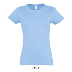 T.SHIRT FEMME  190 GR COL ROND IMPERIAL REF 11502