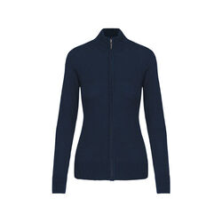 CARDIGAN ZIPPE FEMME COTON ACRYLIQUE 50/50 290G R&eacute;f.K962