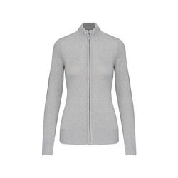 CARDIGAN ZIPPE FEMME COTON ACRYLIQUE 50/50 290G R&eacute;f.K962