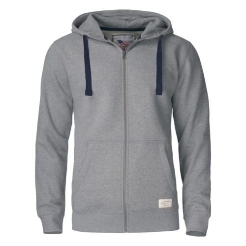 SWEAT SHIRT HOMME A CAPUCHE FULL ZIP COTON/POLY REF.358406