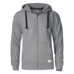 SWEAT SHIRT HOMME A CAPUCHE FULL ZIP COTON/POLY REF.358406