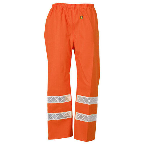 PANTALON DE PLUIE HV ORANGE ISO 20471 VISITEX REF.POULFLASH