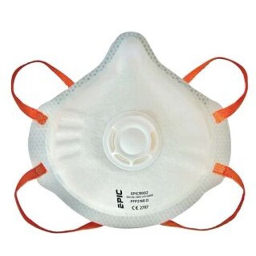 BOITE DE 12 MASQUES JETABLES AVEC SOUPAPE FFP2 NR D REF.EPICR002