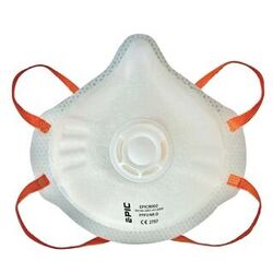 BOITE DE 12 MASQUES JETABLES AVEC SOUPAPE FFP2 NR D REF.EPICR002