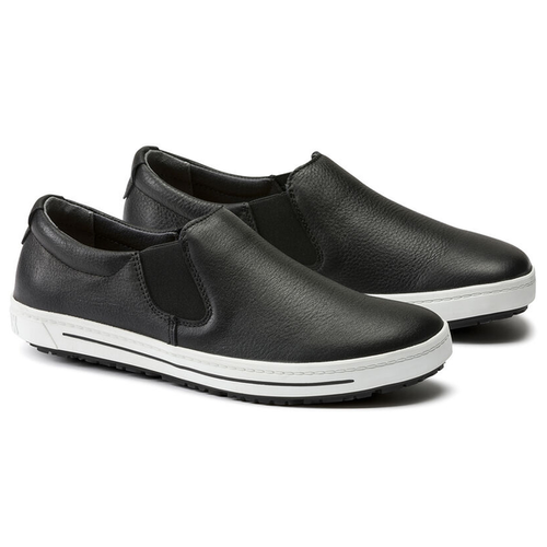 CHAUSSURE BASSE NON SECU QO400 NOIR EN CUIR REF.1011240