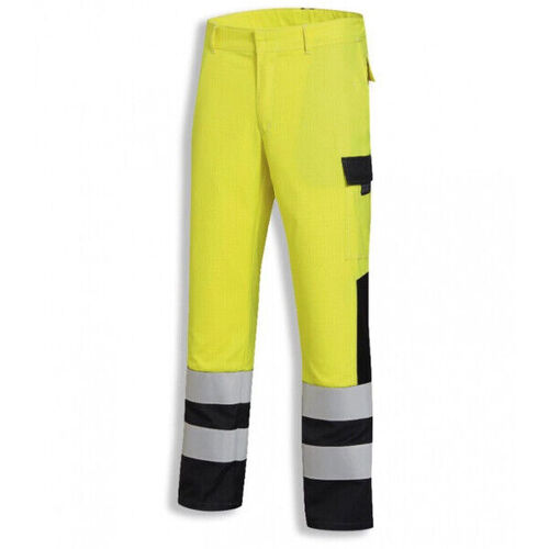 PANTALON HOMME HV JAUNE/MARINE 300GR REF.17131
