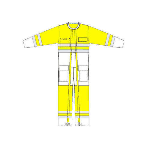 COMBINAISON RETARDATEUR DE FLAMME MARINE/JAUNE FAB SPE