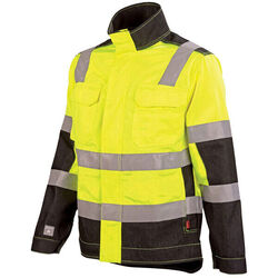 BLOUSON LUX GAMME FLASH HV CP JAUNE /JEAN NOIR R&eacute;f.3FLACP00