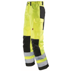 PANTALON STAR GAMME FLASH HV CP JAUNE/JEAN + POCHE GENOU R&eacute;f.1FLHCP77