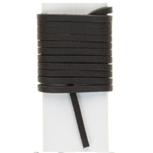 LACET CUIR NOIR 1.15 M LA PAIRE REF 0413VS