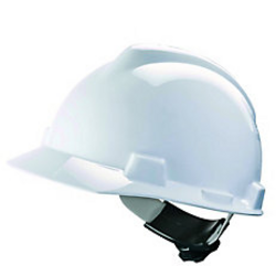 CASQUE DE PROTECT VGARD PHED BLANC / 4ANS +MOLETTE GV112