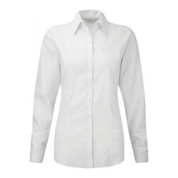 CHEMISE FEMME ML A CHEVRON CP COL SEMI-EVASE REF.RU962F