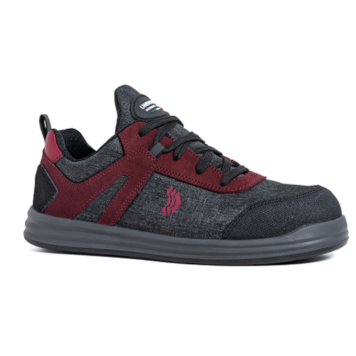 CHAUSS.SECU.BASSE FEMME BRITHNEY TEXTILE/CUIR S3