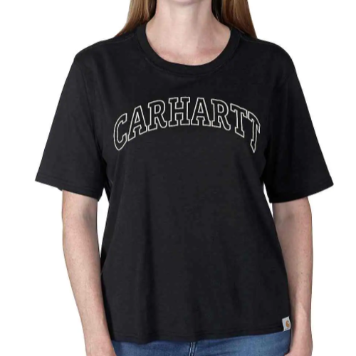 T SHIRT MC FEMME GRAPHIC LOGO POITRINE 100% COTON 163GR REF.106186