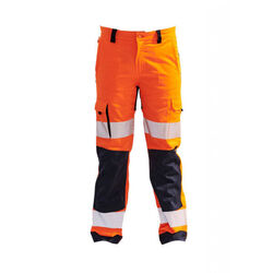 PANTALON PG LEON MARINE/ORANGE POLY/COTON 245GR REF.01HVEMO