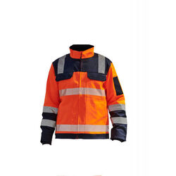 BLOUSON SIMON MARINE/ORANGE POLY/COTON 245GR REF.09HVEMO
