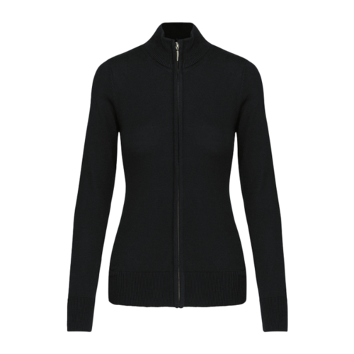 CARDIGAN ZIPPE FEMME COTON ACRYLIQUE 50/50 290G R&eacute;f.K962