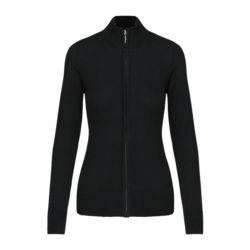 CARDIGAN ZIPPE FEMME COTON ACRYLIQUE 50/50 290G R&eacute;f.K962