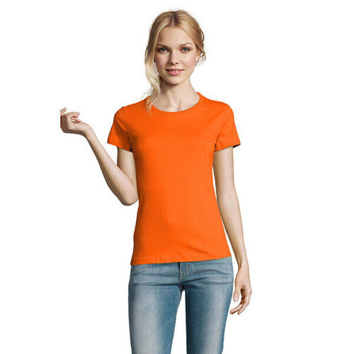 T.SHIRT FEMME  190 GR COL ROND IMPERIAL REF 11502