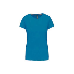 T SHIRT FEM.KARIBAN AJUSTE MC COL ROND COTON R&eacute;f.K380