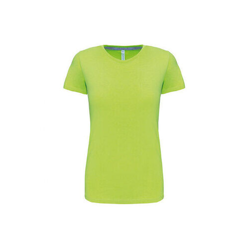 T SHIRT FEM.KARIBAN AJUSTE MC COL ROND COTON R&eacute;f.K380