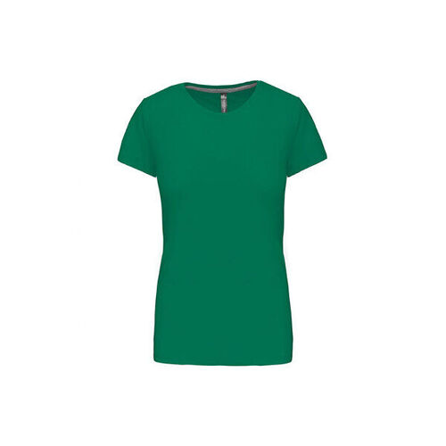 T SHIRT FEM.KARIBAN AJUSTE MC COL ROND COTON R&eacute;f.K380