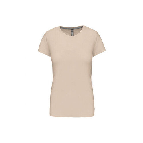 T SHIRT FEM.KARIBAN AJUSTE MC COL ROND COTON R&eacute;f.K380
