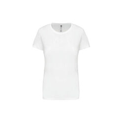 T SHIRT FEM.KARIBAN AJUSTE MC COL ROND COTON R&eacute;f.K380