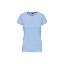 T SHIRT FEM.KARIBAN AJUSTE MC COL ROND COTON R&eacute;f.K380