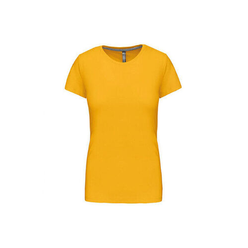 T SHIRT FEM.KARIBAN AJUSTE MC COL ROND COTON R&eacute;f.K380