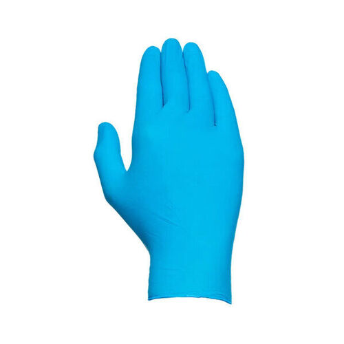 BTE DE 100 GANT JETABLE NITRILE BLEU NON  POUDRE AQL1.5  REF.570