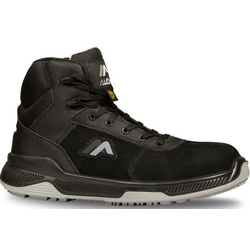 CHAUSS.SECU HAUTE E-STAT NOIR/GRIS CUIR NUBUCK HYDROFUGE S3 CI HI SRC ESD