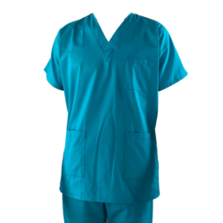 TUNIQUE A ENFILER MIXTE TILY MC COL V 65/35 PC 200GR