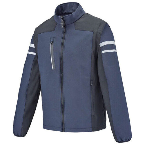 VESTE SOFTSHELL MANCHES AMOVIBLES BRYONE - NAVY / NOIR REF.2BRY 1358